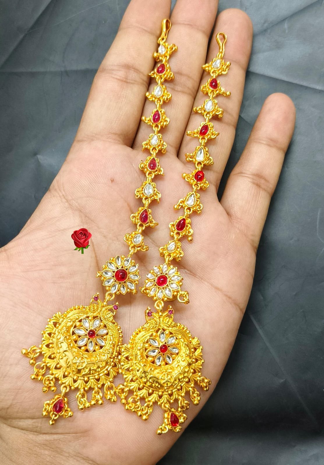 Gold plated polish guaranty earrings